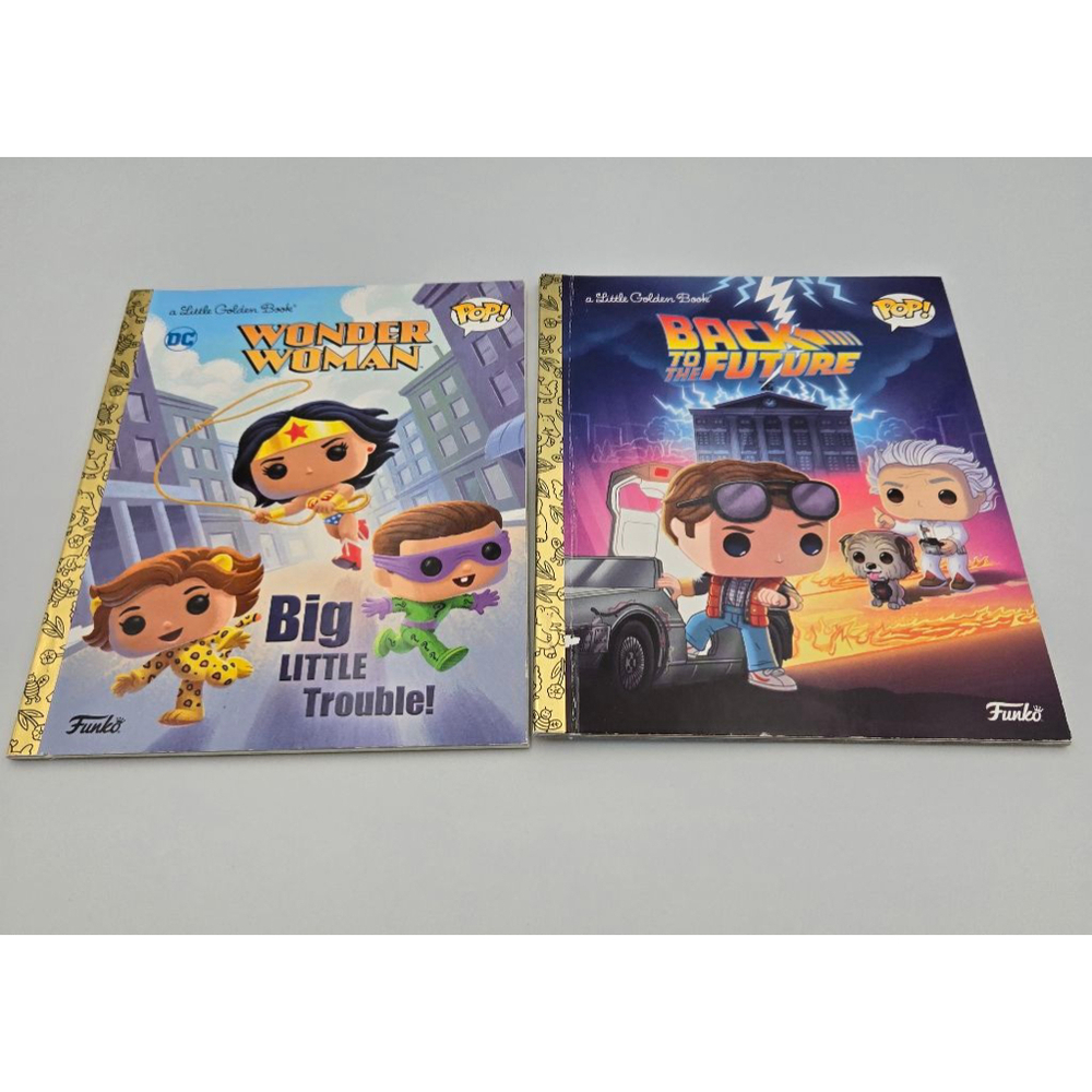 Golden Books Wonder Woman Back to the Future Pop Books Multicolor